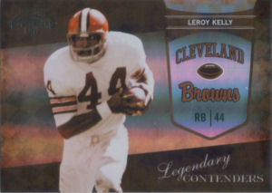 2010 Leroy Kelly Panini Playoff Legendary Contenders BLACK #21 football card - Serial no. 04/50 2010 Leroy Kelly Panini Playoff Legendary Contenders BLACK #21 football card - Serial no. 04/50